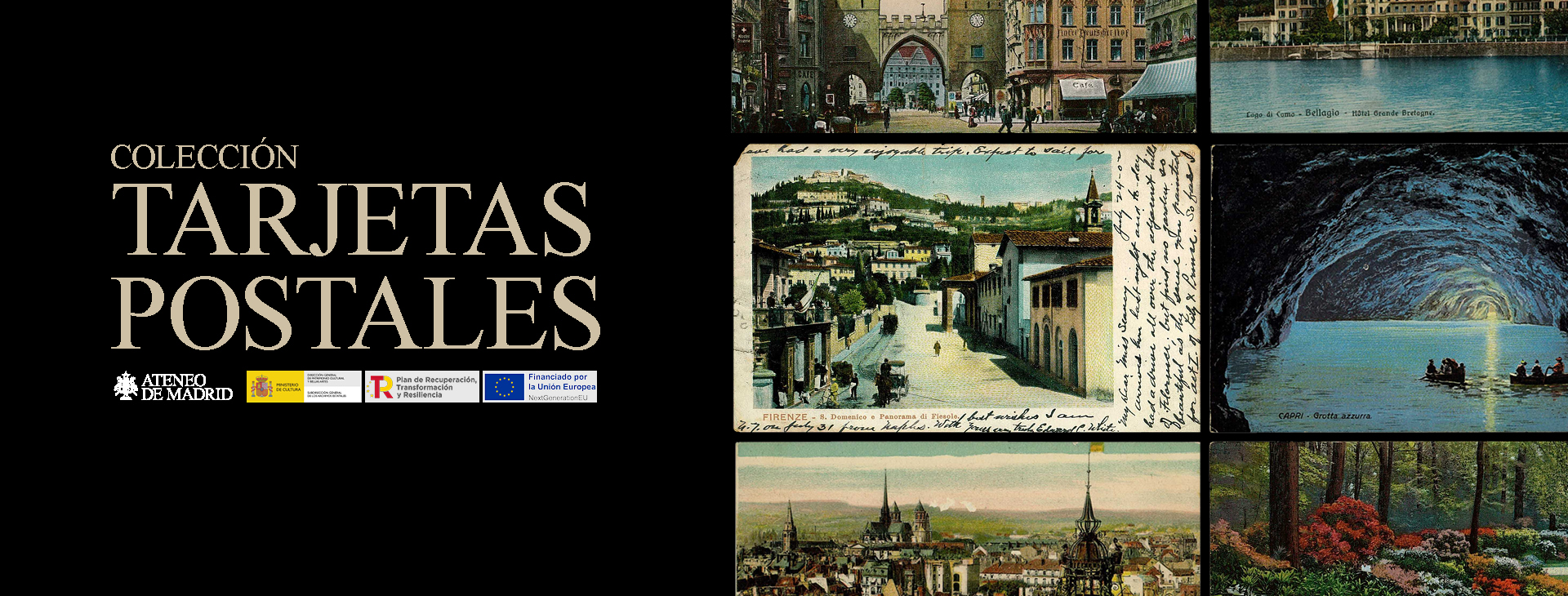 Banner Colección Tarjetas Postales