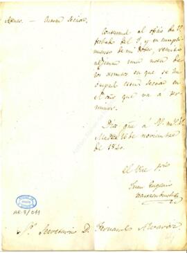 1840-11-16. Carta de Juan Eugenio Hartzenbusch