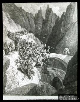 
Ilustración de "Don Quijote de la Mancha" por Gustave Doré: "Un jour, s'étant pla...