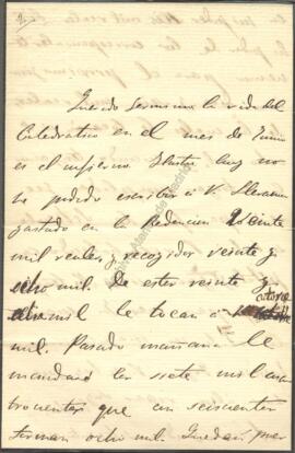 [1860, junio]. Carta de Emilio Castelar a Jerónimo Amat