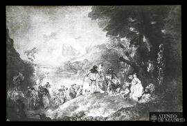 París. Museo del Louvre. Watteau, Jean Antoine: "Embarque para Citerea"