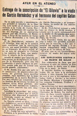 1931-04-26. Homenaje a Galán y a García Hernández. El Liberal (Madrid)