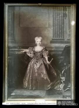 
Madrid. Museo del Prado. Largillière, Nicolas de: "Retrato de la infanta Ana Victoria, prom...