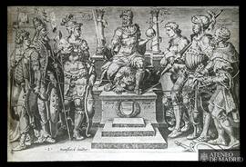 
Madrid. Biblioteca Nacional. "El Emperador Carlos V rodeado por sus enemigos vencidos"...