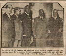 1930-05-31. Fotografía de la conferencia de Niceto Alcalá Zamora . El Liberal (Madrid)