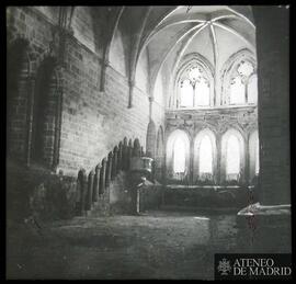 Interior del refectorio del Monasterio de Santa María de Huerta (Soria)