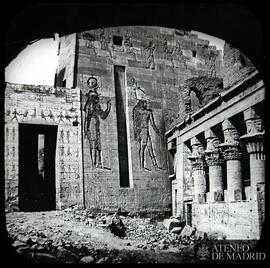 
Detalle de un templo en la  Isla de Philae (Egipto).
