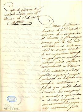 1839-02-15. Oficio de la Caja de Ahorros de Madrid