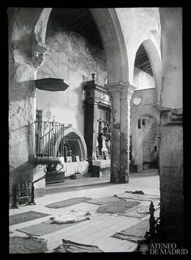 Interior de la iglesia de Bamba de Valladolid.