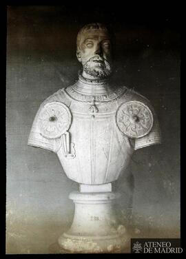 
Madrid. Museo del Prado. Leone Pompeo Leoni. Busto de alabastro del Emperador Carlos V
