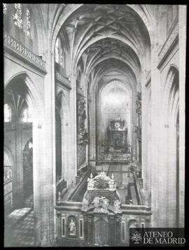 Interior de la Catedral de Pamplona.