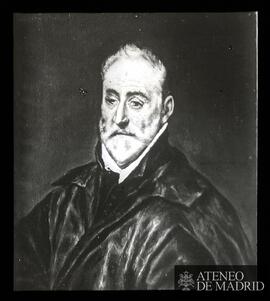 
París. Museo del Louvre.  El Greco: "Retrato de Antonio de Covarrubias"
