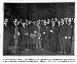 1929-01-23. Fotografía de la conferencia de José Francés. Mundo gráfico (Madrid)