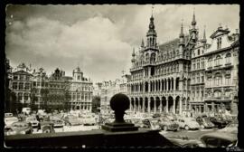 Tarjeta postal circulada de la Grand'Place de Bruselas editada por Fotoprim en la misma ciudad