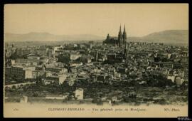 Tarjeta postal de vista general de Clermont-Ferrand desde el Parc Montjuzet editada por Neurdein ...