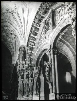 Pórtico de La Gloria en la Catedral de Santiago de Compostela (La Coruña).
