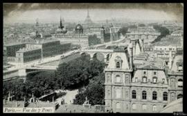 Tarjeta postal de vista panorámica de los 7 Puentes de París