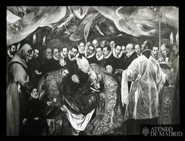 Toledo. Iglesia de Santo Tomé. El Greco. "El entierro del Conde de Orgaz" (detalle)