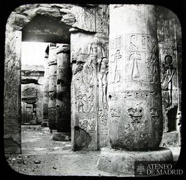 
Interior del Templo de Abydos (Egipto).
