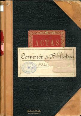 Actas de la Comisión de Biblioteca (1932-1933)