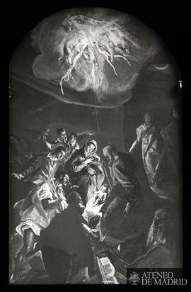 Colección Botín Sanz. (Santander). El Greco: "La adoración de los pastores"