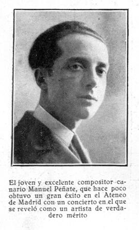 1930-06-20. Concierto del compositor canario Manuel Peñate. Nuevo mundo (Madrid)