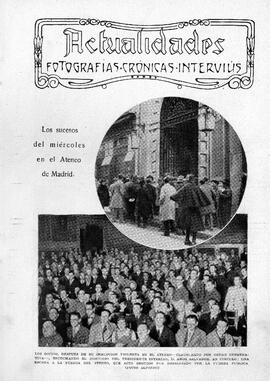 1931-02-15. Los sucesos de miércoles en el Ateneo de Madrid. Blanco y negro (Madrid)