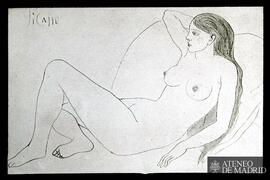 
Pablo Ruiz Picasso: [Mujer desnuda recostada]
