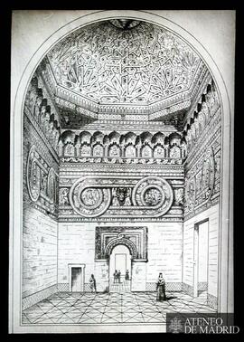 
Sala del solio (obra del Rey D. Enrique IV, año de 1456), es una de las salas regias del Alcazar...