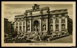 Tarjeta postal de la Fontana de Trevi de Roma editada por A. Scrocchi - Milano-Roma