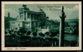 Tarjeta postal publicitaria del Ristorante Taberna Ulpia junto al Foro Romano de Roma editada por...