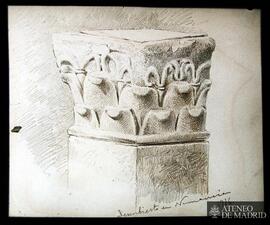 
Capitel descubierto en Numancia (1916)
