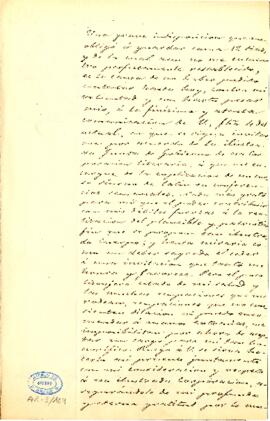 1863-11-19. Carta de Raimundo de Miguel