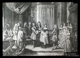 
Watteau, Jean Antoine: "Nacimiento de Luis de Francia, Duque de Borgoña, el 6 de agosto de ...
