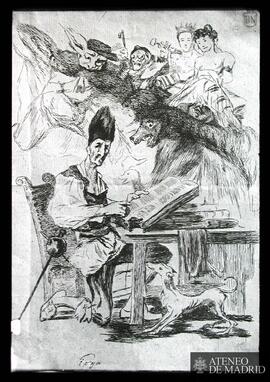 
Goya, Francisco de: [Grabado basado en "El Quijote"]

