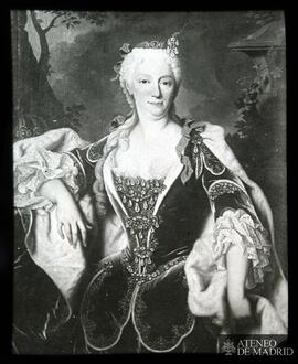 Madrid. Museo del Prado. Ranc, Jean: "Retrato de la Reina Isabel de Farnesio"