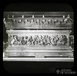 
Estambul. Museo Otomano. Batalla entre persas y macedonios, del sarcófago llamado de Alejandro, ...