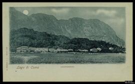 Tarjeta postal de vista panorámica de Cadenabbia junto al Lago di Como editada por G. Modiano e C...