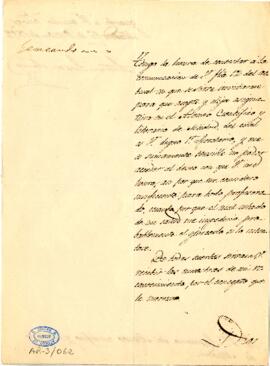1852-10-16. Carta de Antonio Ros de Olano