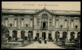 Tarjeta postal de vista exterior del Musée national Adrien Dubouché en Limoges editada por Visé e...