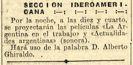 1931-12-04. Exhibición cinemátográfica iberoamericana. El Liberal (Madrid)
