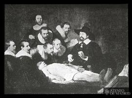
La Haya. Mauritshuis. Rembrandt, Harmenszoon van Rijn: "La lección de anatomía del doctor N...