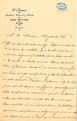 1905-11-01. Carta de Elías Alfaro Navarro