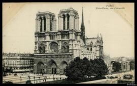 Tarjeta postal de vista de conjunto de la Catedral de Notre-Dame de París editada por los Neurdei...