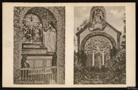 Tarjeta postal de la Herz Jesu-Kapelle y la Erlöser-Kapelle en Arenberg, distrito en Coblenza, ed...