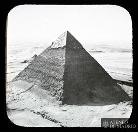 
Pirámide de Kefrén, vista desde la Pirámide de Keops
