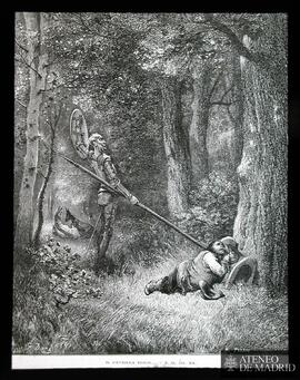 
Ilustración de "Don Quijote de la Mancha" por Gustave Doré: "Il s'éveilla enfin.....