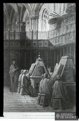 
Gustave Doré: "El coro de la catedral de Burgos (p. 697)"
