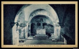 Tarjeta postal de vista interior de la Cripta de San Marciano en la Chiesa di San Giovanni alle c...