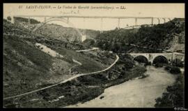 Tarjeta postal de vista panorámica del Viaducto de Garabit editada por Lévy Fils et Cie. en París